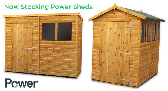 Now Stocking Power Sheds