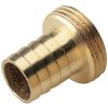 19-20mm Brass Hose Barb with 1in Male Thread