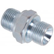 1/4" BSP Male to 3/8" BSP Male 380 Bar / 5220 Psi - Plated Steel Nipple