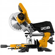 JCB Corded 210mm Brushless Sliding Mitre Saw with Laser Guide & Dust Collector /  230v