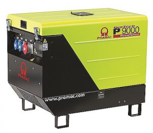 Pramac P9000 Lombardini Diesel Powered Generator 10.6 kVa / 8.5 kW 400/230V Low Noise Level