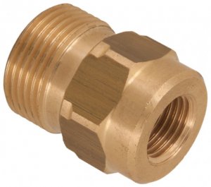 M22M to 1/4" BSPF Coupler